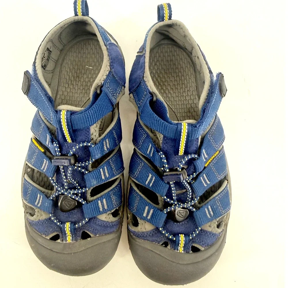 Keen Newport H2 Sport Sandals Kids Size 4 Blue Waterproof Hiking Water Shoes